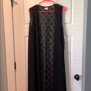 Lularoe black lace joy. NWT. Size Medium